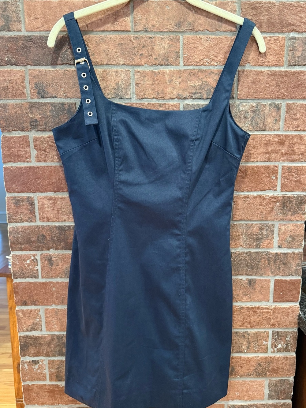 New Maeve Navy Mini Dress with Adjustable Strap from Anthropologie
